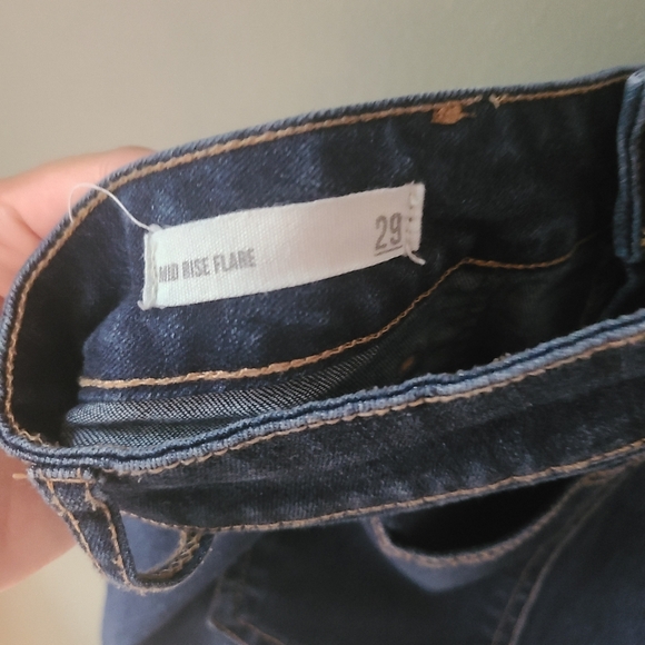 Harper Heritage Mid Rise Flare Jeans, Size 29 - Picture 5 of 5